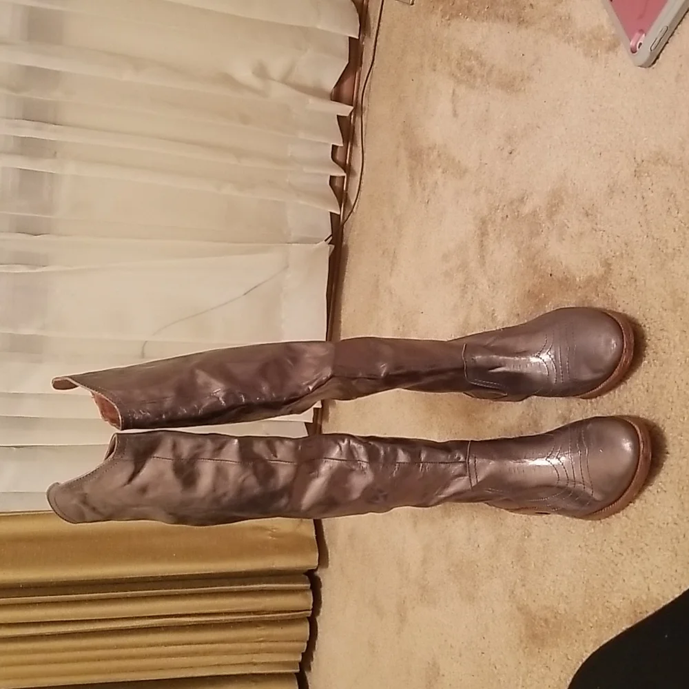 Free People Over the knee Leather boots